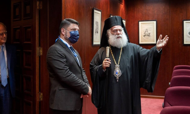 Greek community in Cairo warmly welcomes Deputy Defence Minister Hardalias