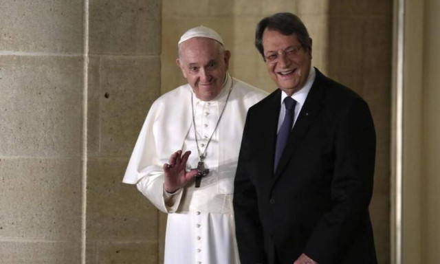 Αναστασιάδης: Ύψιστη τιμή για την Πολιτεία η επίσκεψη του Πάπα στην Κύπρο (vid)