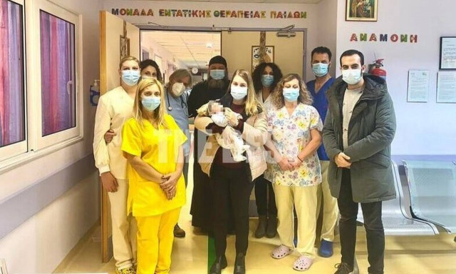 Πάτρα - Ευχάριστα νέα: Νίκησε τον κορονοϊό το δυο μηνών βρέφος που είχε εισαχθεί στη ΜΕΘ