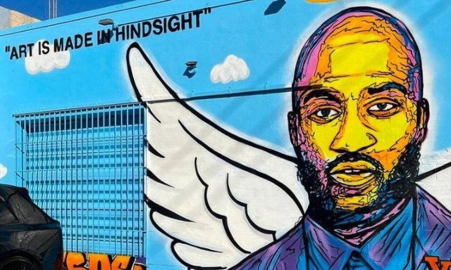 Ο Alec Monopoly δημιούργησε έργο στο Μαϊάμι στη μνήμη του Virgil Abloh