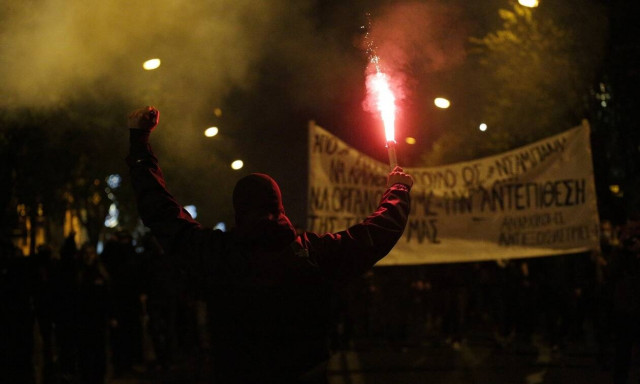 Θεσσαλονίκη: Στο αυτόφωρο οι συλληφθέντες για τα επεισόδια μετά την πορεία για τον Γρηγορόπουλο