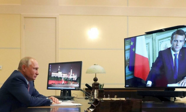 Βλαντιμίρ Πούτιν - Εμανουέλ Μακρόν