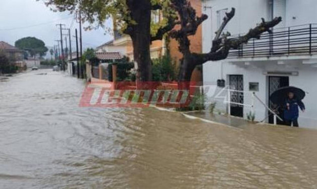 Κακοκαιρία: Προβλήματα σε Αχαΐα, Αιτωλοακαρνανία - Κατολισθήσεις, στα όριά τους ποτάμια, χείμαρροι