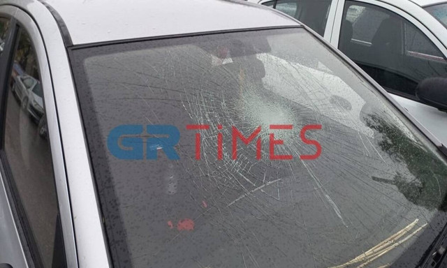 Θεσσαλονίκη: Βανδαλισμός αυτοκινήτων πριν το ΠΑΟΚ – Άρης (photos)