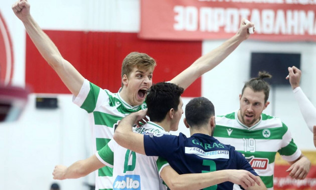 Ολυμπιακός – Παναθηναϊκός 1-3: «Πράσινος» θρίαμβος στο ντέρμπι της Volley League - Tα highlights