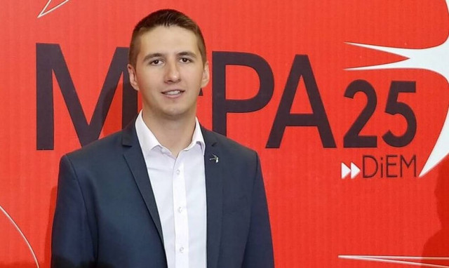 O εκπρόσωπος Τύπου του ΜέΡΑ25 Μιχάλης Κριθαρίδης