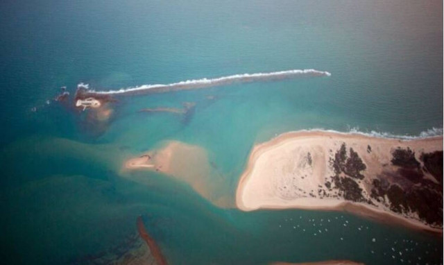 Aεροφωτογραφία απο το μέρος της ιστορικής ανακάλυψης