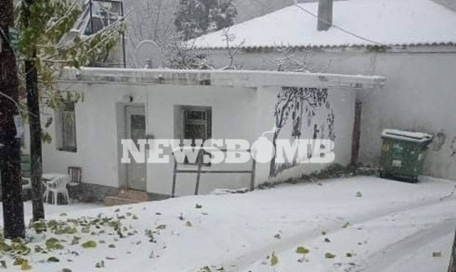 Κακοκαιρία «Κάρμελ»: Τρομάζει τα «ανοχύρωτα» χωριά της Εύβοιας η επέλαση του χιονιά