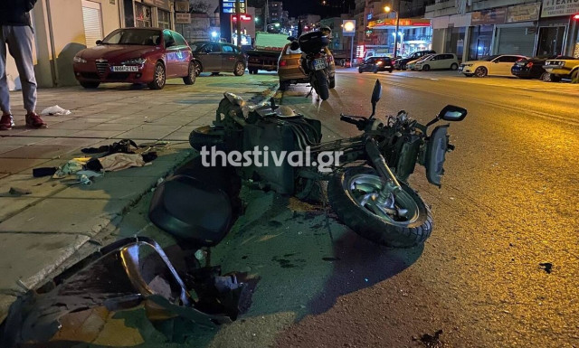 Θεσσαλονίκη: Σοβαρό τροχαίο στις Συκιές – Στο νοσοκομείο 61χρονος