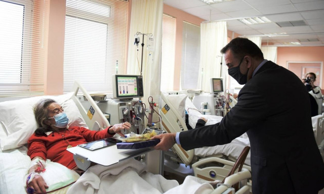 Νίκος Παναγιωτόπουλος: Επισκέφθηκε τα στρατιωτικά νοσοκομεία της Αθήνας