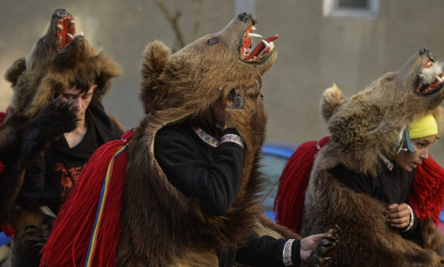 Χριστούγεννα στον κόσμο: Εντυπωσιακά στιγμιότυπα - Παγοδρόμια, χειμερινή κολύμβηση και...αρκούδες