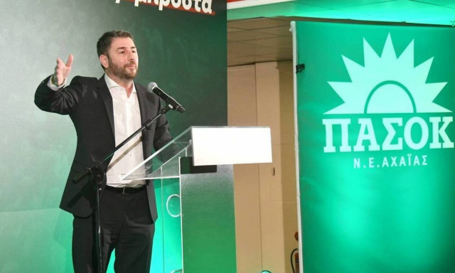 Ο πρόεδρος του ΚΙΝΑΛ/ΠΑΣΟΚ Νίκος Ανδρουλάκης