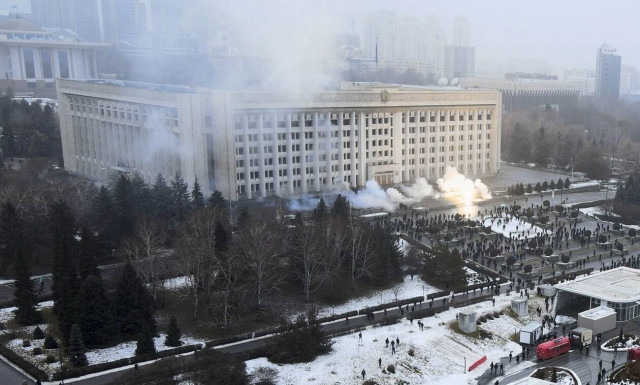 Στο χάος έχει παραδοθεί το Καζακστάν από τις αρχές του χρόνου