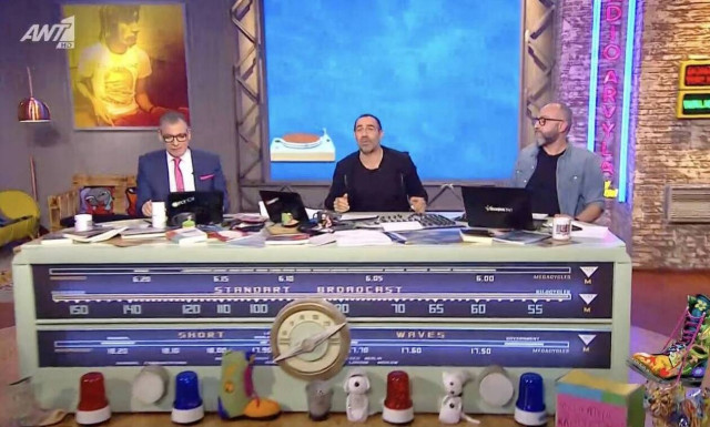 Ράδιο Αρβύλα: Η αντίδραση στο στούντιο την ώρα του σεισμού στη Θεσσαλονίκη (video)