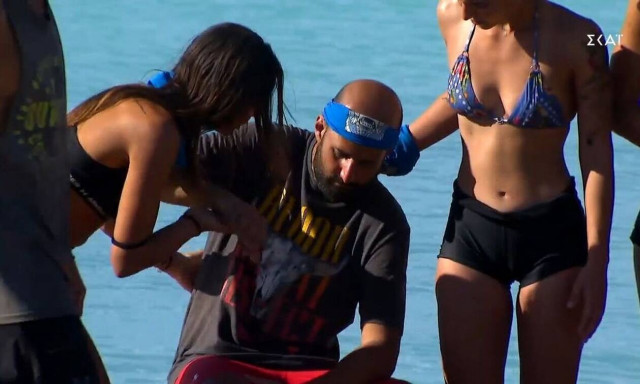 Survivor: Λιποθύμησε ο Σταμάτης Καλαφατάς (video)