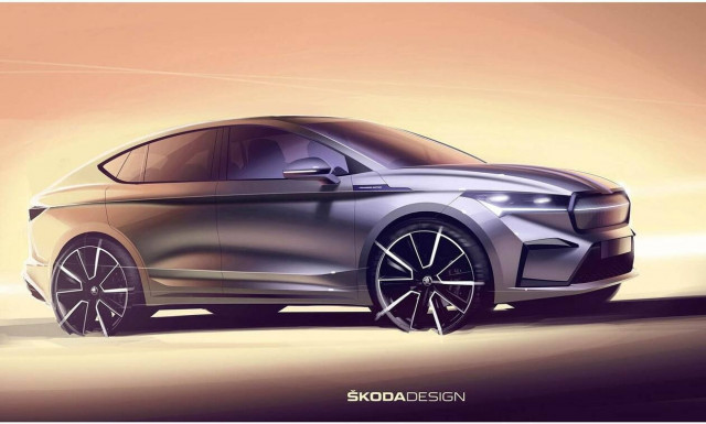 Skoda: Πρώτα επίσημα σκίτσα του Enyaq Coupe iV