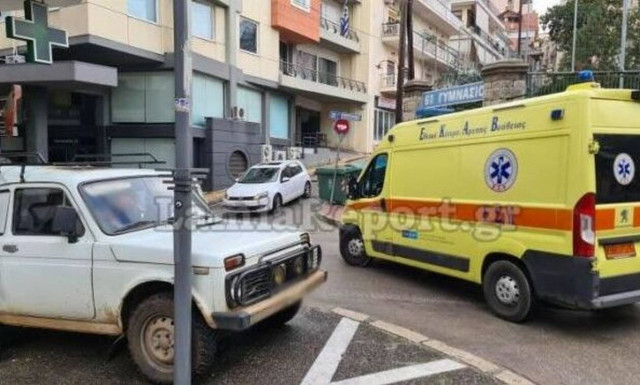 Τροχαίο στη Λαμία: Έφυγε με τρελή πορεία σε κατηφόρα στο κέντρο της πόλης