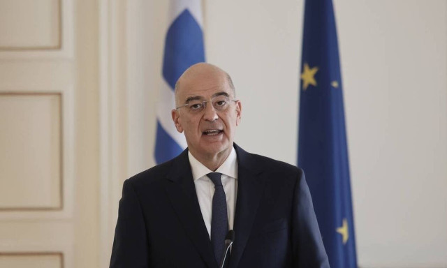 FM Dendias meets with outgoing Spanish Ambassador Viguera