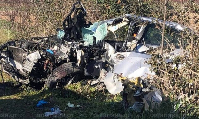Τραγωδία στη Λάρισα: Νεκρός άντρας σε σύγκρουση φορτηγού με αυτοκίνητο
