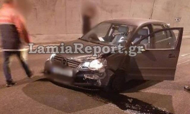 Φθιώτιδα: Τροχαίο στα τούνελ της εθνικής οδού