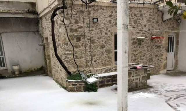 Το πανέμορφο χιονισμένο χωριό του Ρεθύμνου!