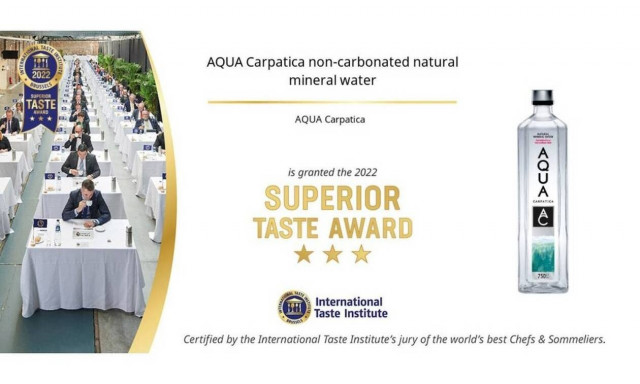 Τα προϊόντα AQUA Carpatica διακρίνονται στις Βρυξέλλες