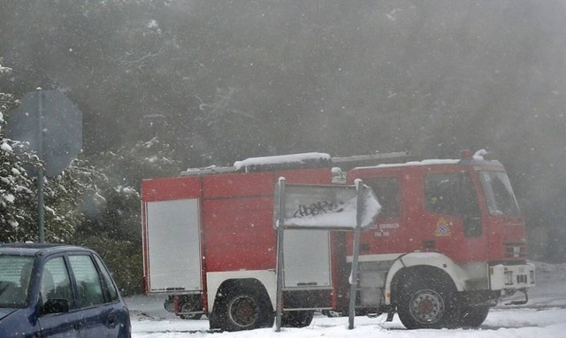Κακοκαιρία Ελπίδα: Σε 87 ανήλθαν οι κλήσεις που έχει δεχτεί η Πυροσβεστική
