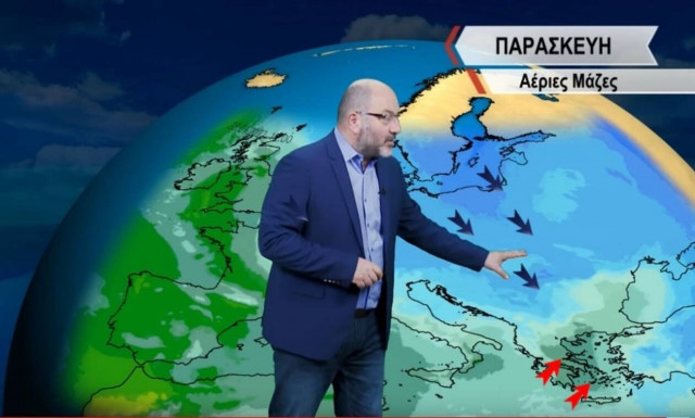 Καιρός - Προειδοποίηση Αρναούτογλου: Προσοχή τις επόμενες ώρες - Νέα «κατεβασιά» 2 - 4 Φεβρουαρίου