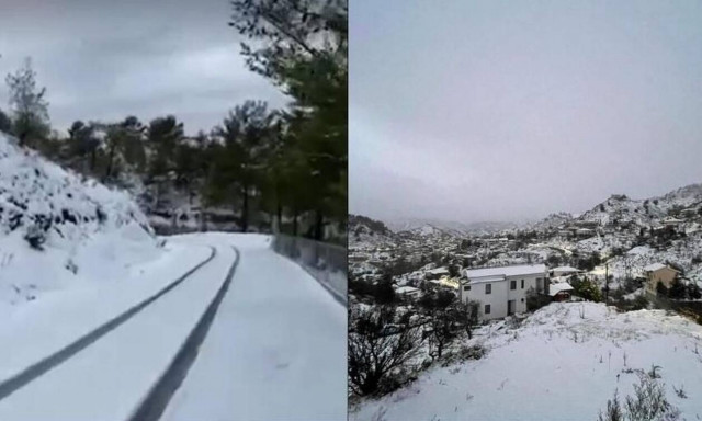 Κύπρος: Λευκή μαγεία σε Πλάτρες και Παλαιχώρι! Στους -6 αναμένεται να φτάσει η θερμοκρασία