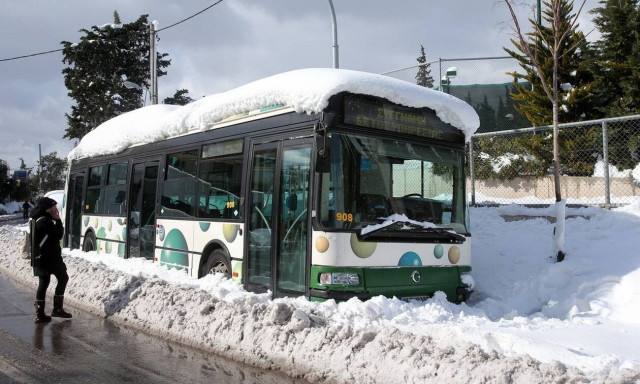 Παγετός: Μετά τις 06:00 θα ξεκινήσουν τα δρομολόγια του ΟΑΣΑ