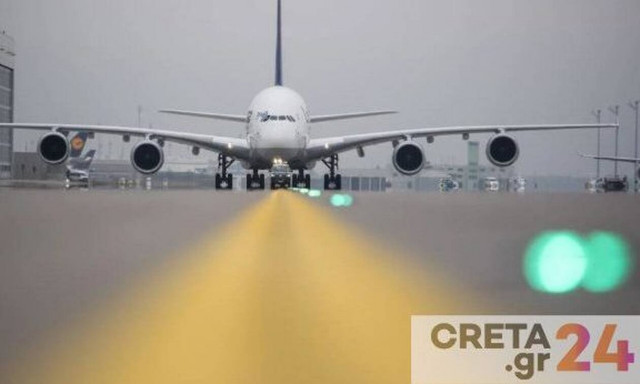 Ηράκλειο: Συναγερμός για αεροσκάφος με βλάβη κατά την προσγείωση