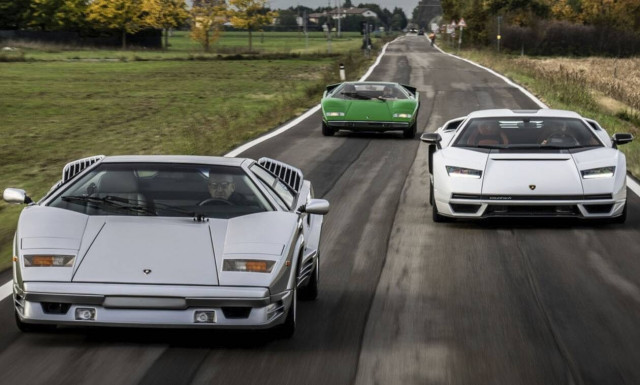 Δείτε όλες τις εκδοχές της Lamborghini Countach
