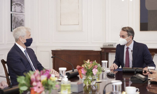 Συνάντηση Μητσοτάκη με τον CEO της JP Morgan: Ψήφος εμπιστοσύνης στη χώρα η επένδυση στη Viva Wallet