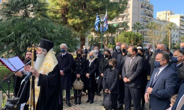 Ο δήμος Πειραιά τίμησε τον ήρωα των Ιμίων Αντιναύαρχο Παναγιώτη Βλαχάκο