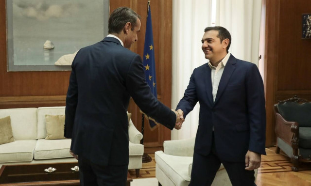 Κυριάκος Μητσοτάκης, Αλέξης Τσίπρας