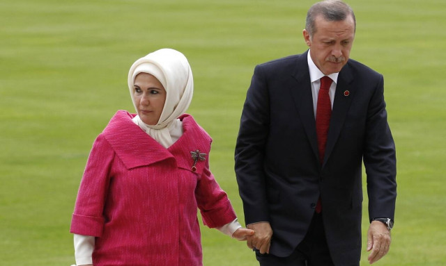 Το ζεύγος Ερντογάν