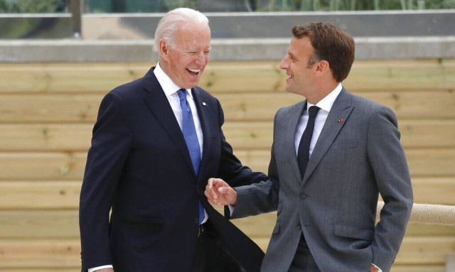 Τζο Μπάιντεν - Εμανουέλ Μακρόν