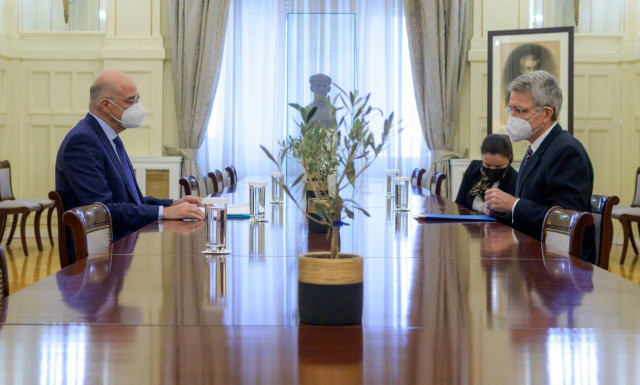 Συνάντηση Δένδια - Πάιατ για Ουκρανία και στρατηγικές σχέσεις Ελλάδας και ΗΠΑ