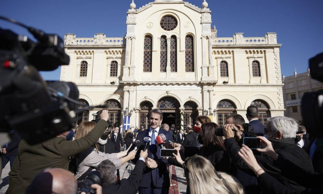 Στην Κρήτη βρέθηκε το Σάββατο ο Κυριάκος Μητσοτάκης