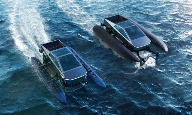 Το Tesla Cybertruck μπορεί να μπει και στη θάλασσα