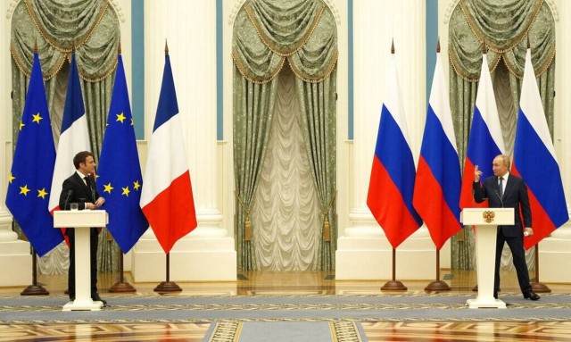 Εμανουέλ Μακρόν - Βλαντιμίρ Πούτιν