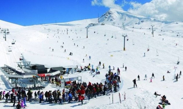Ski centre 3-5 Pigadia of Naoussa reopening on Saturday