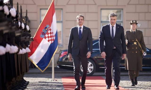 Μητσοτάκης: Πλήρη στήριξη της Ελλάδας στις προσπάθειες της Κροατίας για ένταξη στη ζώνη Schengen