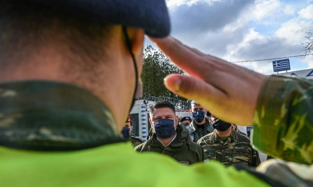 Χαρδαλιάς: Επισκέφθηκε στρατιωτικές εγκαταστάσεις σε Σκύρο, Άγιο Ευστράτιο, Σαμοθράκη και Λήμνο