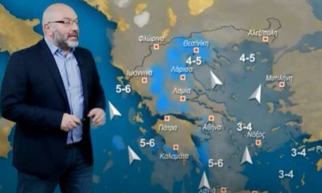 Αρναούτογλου: Η εξέλιξη του καιρού μέχρι το τέλος της εβδομάδας (vid)