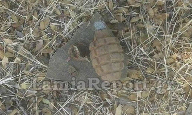 Φθιώτιδα: Βρήκε στο χωράφι της χειροβομβίδα