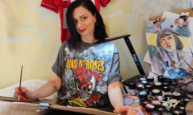 Η All Star ζωγράφος Σοφία Καλιφατίδου αποκαλύπτεται - Οι δημιουργίες για το ΝΒΑ και τον Γιάννη