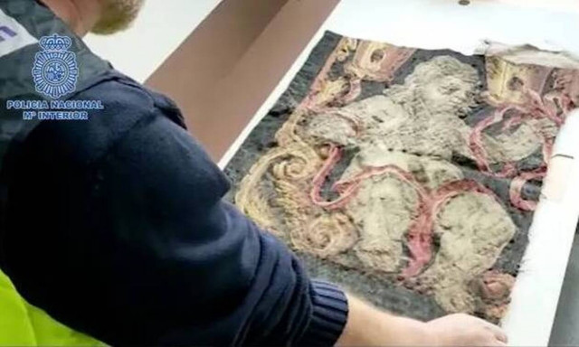 Mέρος της τειχογραφίας