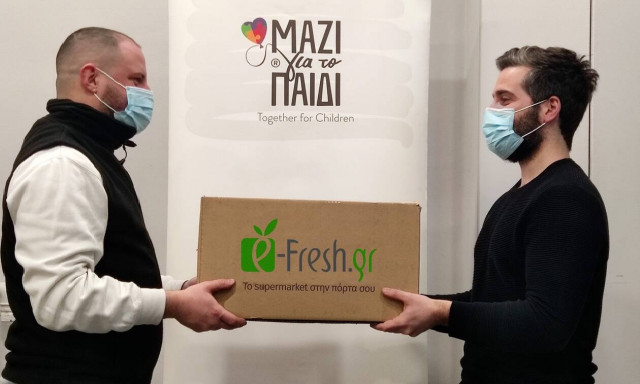 e-fresh Giving: Παραδόθηκαν περισσότερα από 2000 προϊόντα