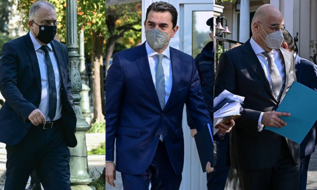 Θεοδωρικάκος, Σκρέκας, Δένδιας